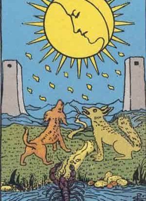 Tarot Card The Moon