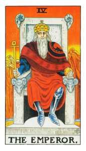 Aries The Emperor Tarot Card
